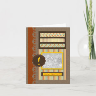 diwali greetings (scrapbook) card