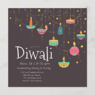 Diwali Invitations & Invitation Templates | Zazzle