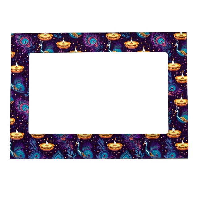 Diwali Midnight Serenity Magnetic Frame (Front)