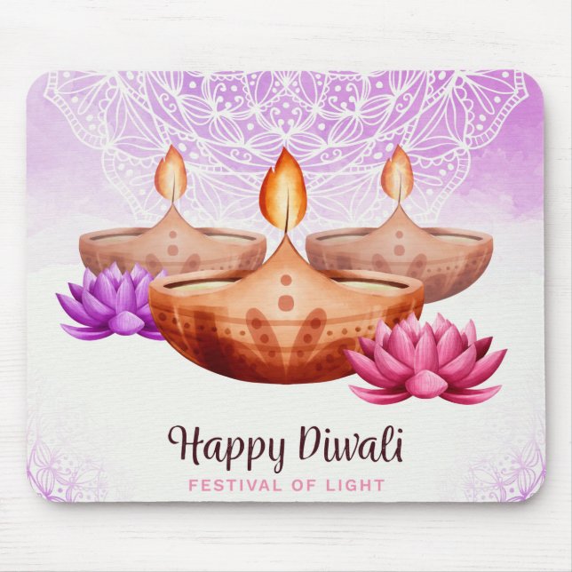 Diwali  mouse pad (Front)