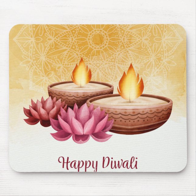 Diwali  mouse pad (Front)