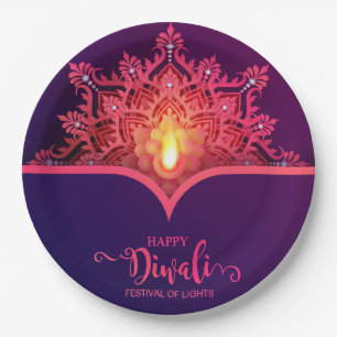 Diwali Paper Plate