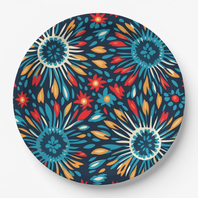 Diwali  paper plates (Front)