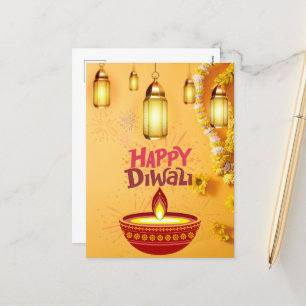 Diwali Post Card – Festival of Lights Wishes