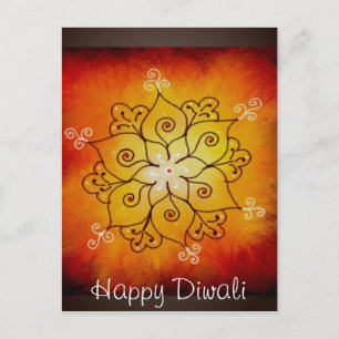 Diwali Rangoli Postcard