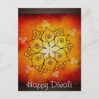 Diwali Rangoli Postcard