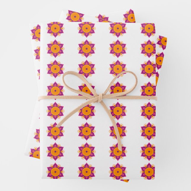 Diwali Special Wrapping Paper Sheets (In situ)