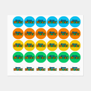 Diwali – The Colorful Festival of Light and Joy Labels