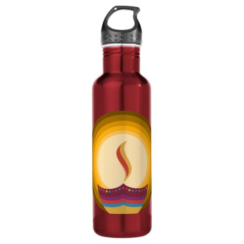 Diwali The Festival of Lights Hindu Sikh Jain Stainless Steel Water Bottle