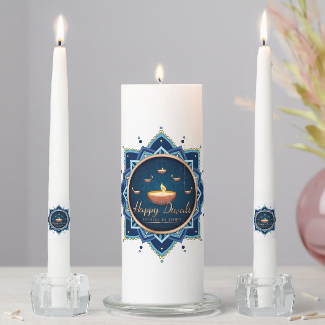 Diwali Unity Candle Set (In Situ)