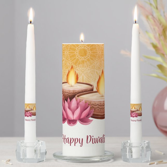 Diwali Unity Candle Set (In Situ)