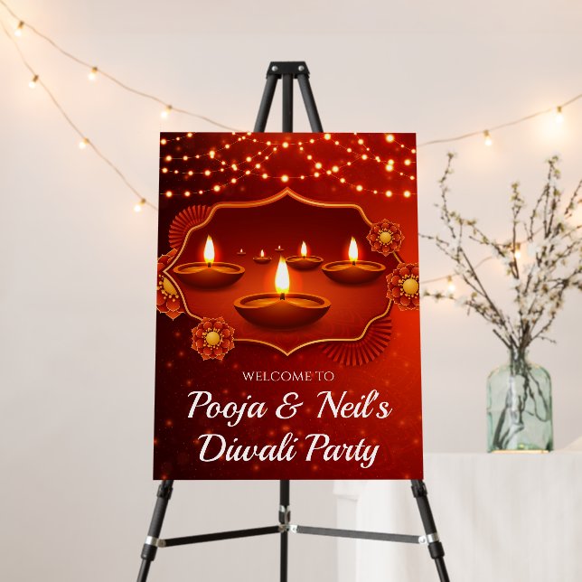 Diwali welcome signs & Happy Diwali banners (In Situ (Stand))