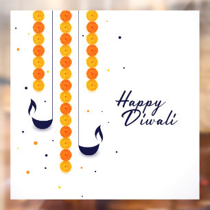 Diwali Window Cling