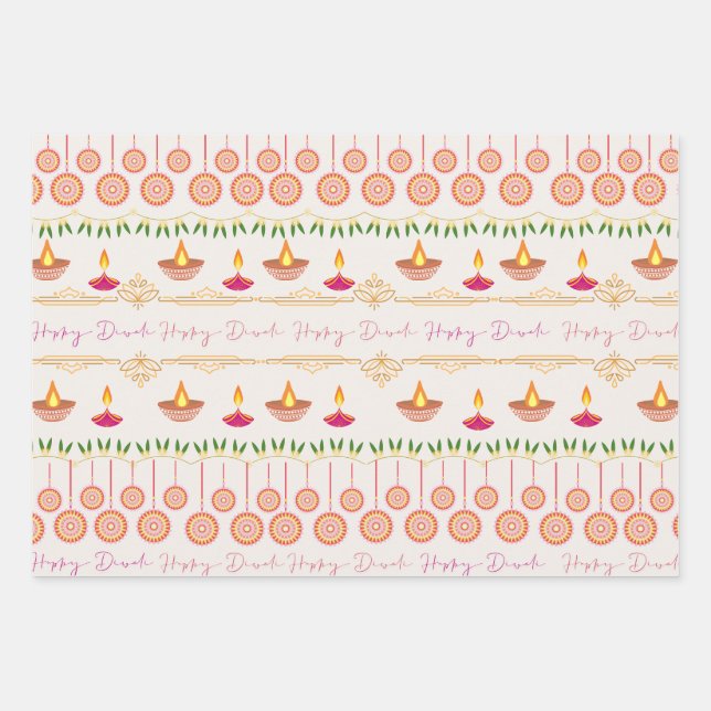 DIWALI WRAPPING PAPER SHEETS (Front)