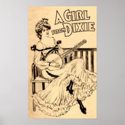 Dixe Girl Poster | Zazzle