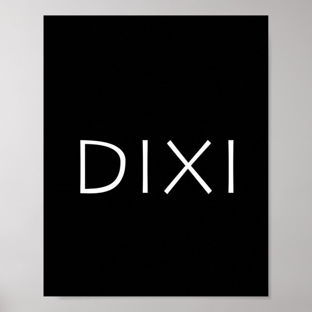 Dixi Poster (Front)
