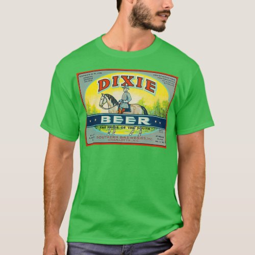 Dixie Beer Pride Of The South Vintage T T_Shirt