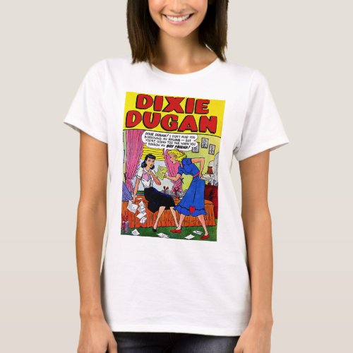 Dixie Dugan Boyfriend Vintage Comics T_Shirt