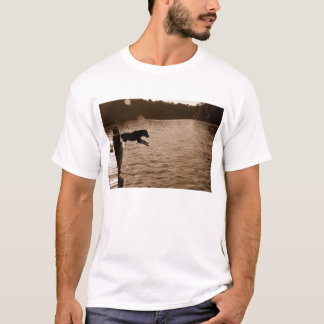 Dixie jumping off the dock T-Shirt