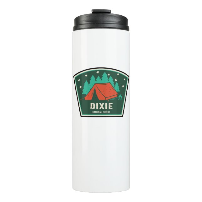 Dixie National Forest Camping Thermal Tumbler (Front)
