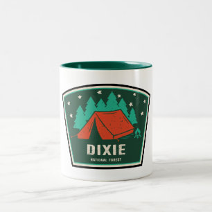 Dixie National Forest Camping Two-Tone Coffee Mug
