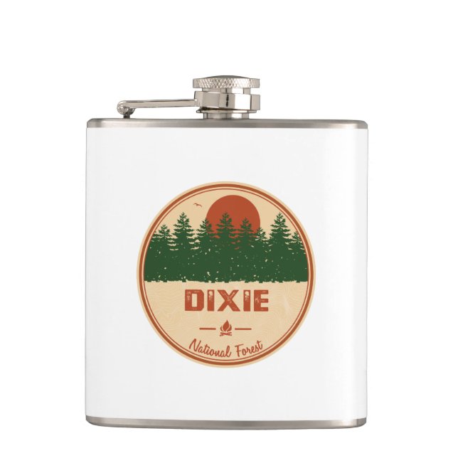 Dixie National Forest Flask (Front)