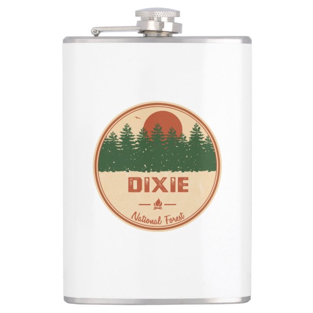Dixie National Forest Flask (Front)