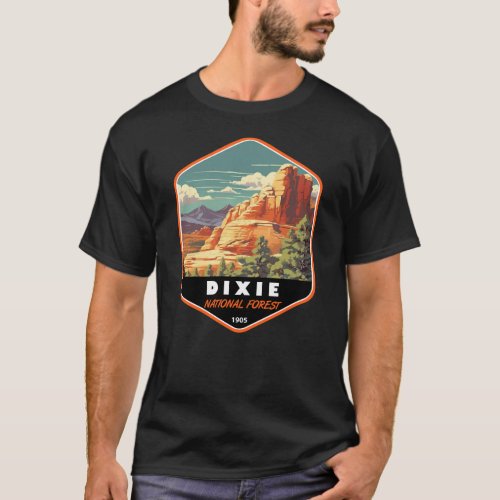 Dixie National Forest Utah Travel Art Vintage T_Shirt