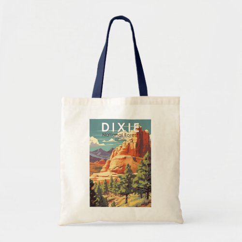 Dixie National Forest Utah Travel Art Vintage Tote Bag