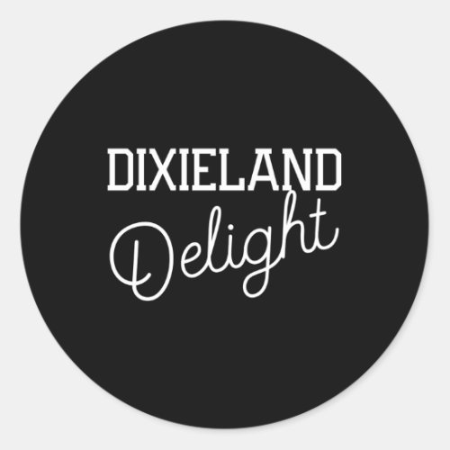 Dixieland Delight Classic Round Sticker