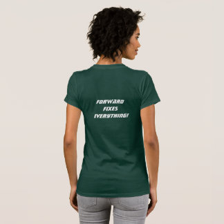 Dixieland Farm V-neck slogan Tee