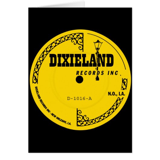 Dixieland Records label Cards (Front)