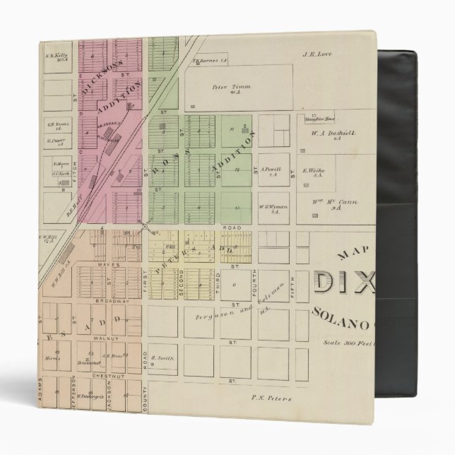 Dixon 3 Ring Binder (Front/Inside)