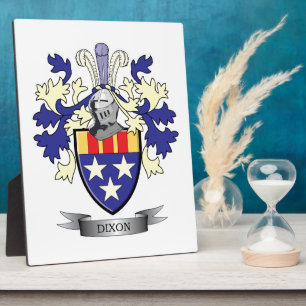 Dixon Family Crest Coat of Arms Plaque