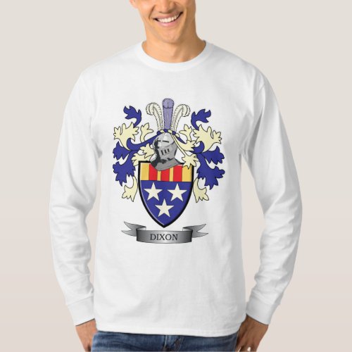 Dixon Family Crest Coat of Arms T_Shirt