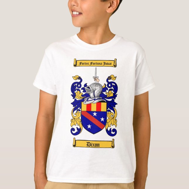 DIXON FAMILY CREST -  DIXON COAT OF ARMS T-Shirt (Front)