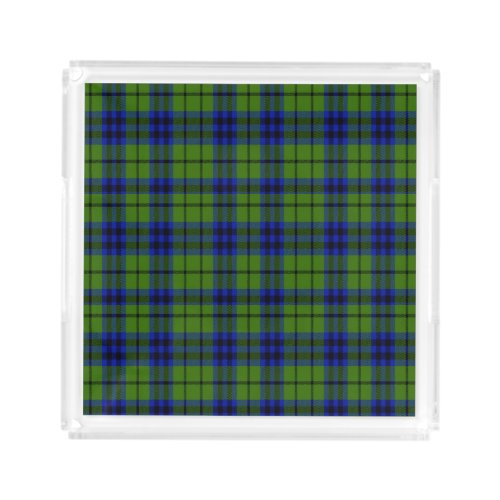 Dixon Scottish Tartan Acrylic Tray