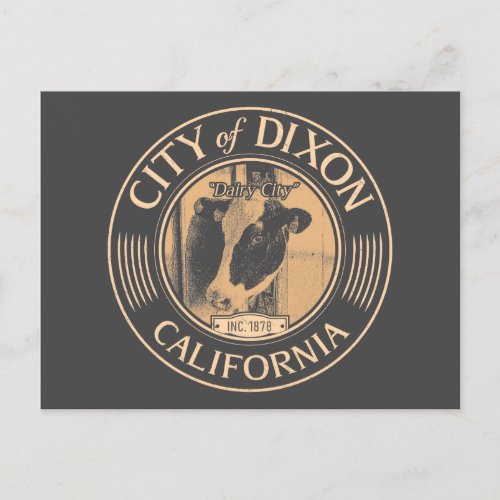 DIXON SOLANO CALIFORNIA _ CITY OF DIXON CA POSTCARD