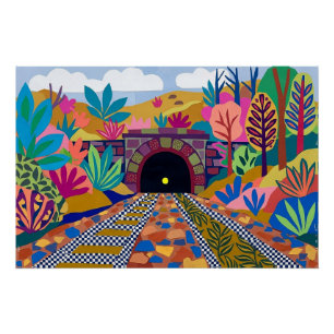 Dixy Tunnel, Sowerby Bridge Poster