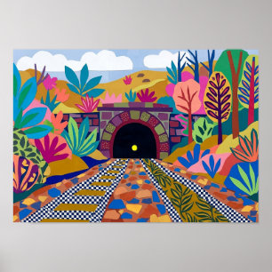 Dixy Tunnel, Sowerby Bridge Poster