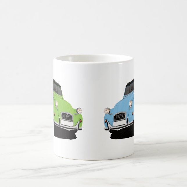DIY 2CV (deux chevaux) - Coffee Mug (Center)