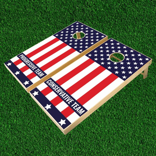 DIY 4th of July Patriotic Party Cornhole Game Set (Creator Uploaded)