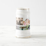 Diy 5 Photo Family Corporate Custom Gift Beer Stein at Zazzle