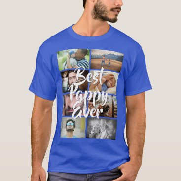 DIY 8 photo collage best pappy ever picture DIY T-Shirt