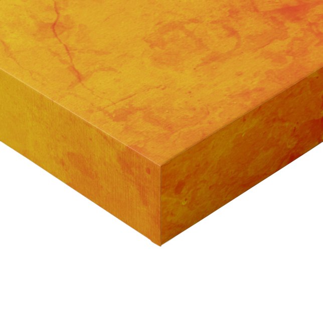 DIY Add Image Text Or Logo To Design Gold Wrapped  Faux Canvas Print (Corner)