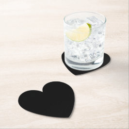 DIY Add Image Text Or Logo To Design Set Of Hearts Paper Coaster