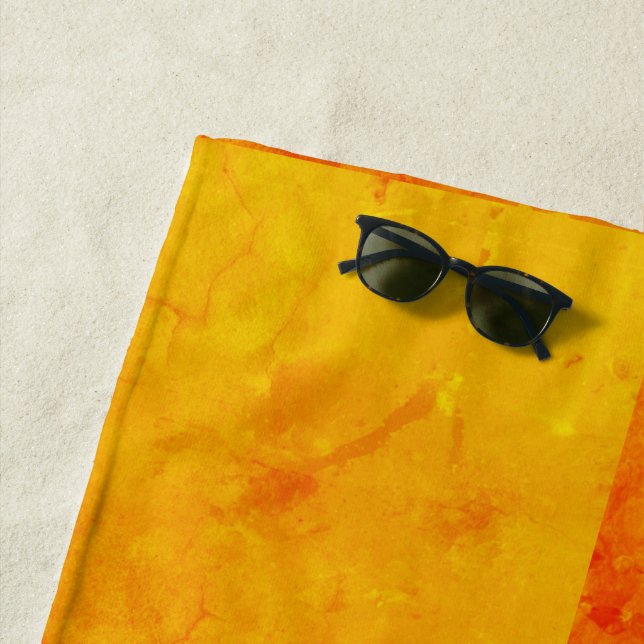 DIY Add Image Text Or Logo To Make Your Own Design Beach Towel (In Situ)