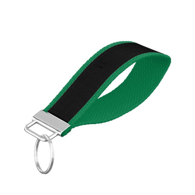 DIY Add Image Text Or Logo To Make Your Own Design Wrist Keychain (Angled Down)