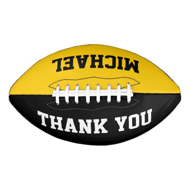 DIY - Add your only Words & Background Colors Football (Front)