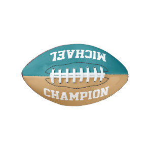 DIY - Add your only Words & Background Colors Football